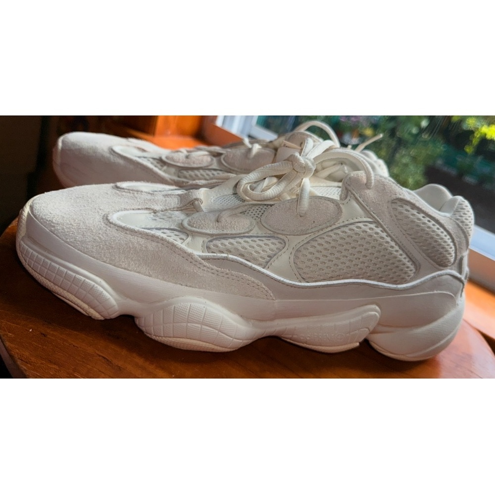 Adidas Yeezy 500 Bone White Sneakers - Picture 9 of 10